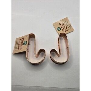 WILTON SOLID COPPER Candy Cane COOKIE CUTTER